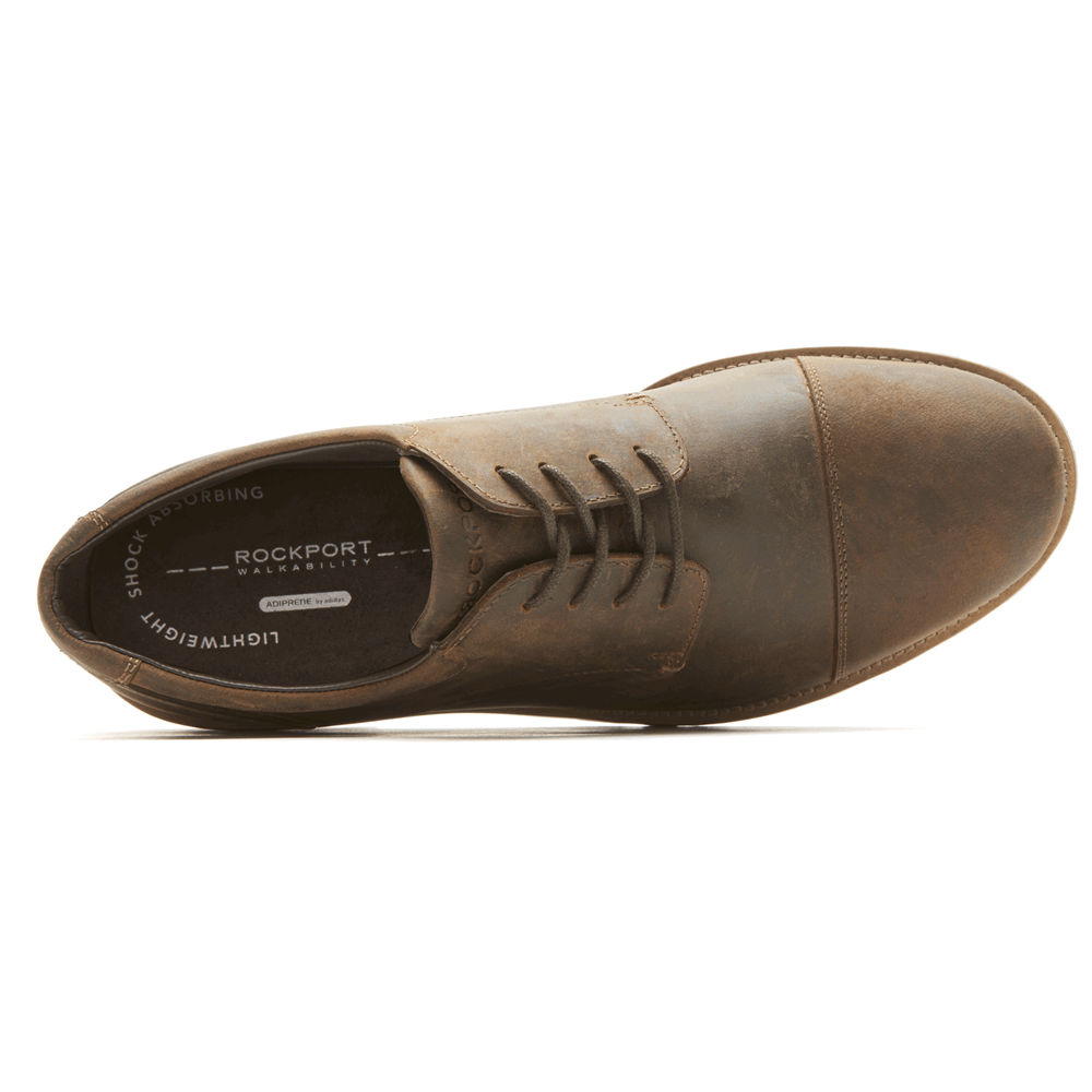 Rockport Oxfords For Mens Brown - Modern Break Captoe - TU3469821